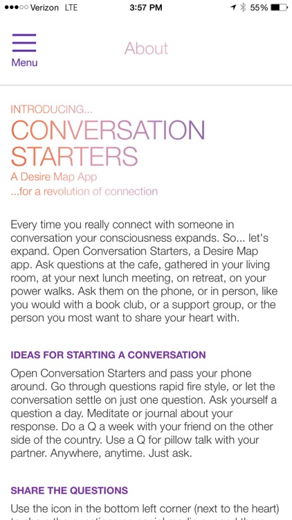 Conversation Starters by Danielle LaPorte