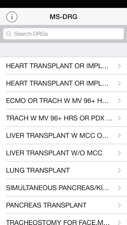 MS-DRG - Hospital Coding for Medicare Inpatient Services