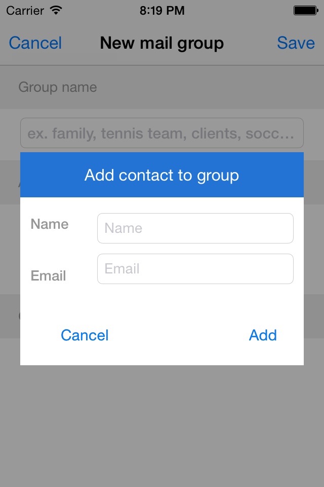GroupSend - Group email made simple screenshot 3