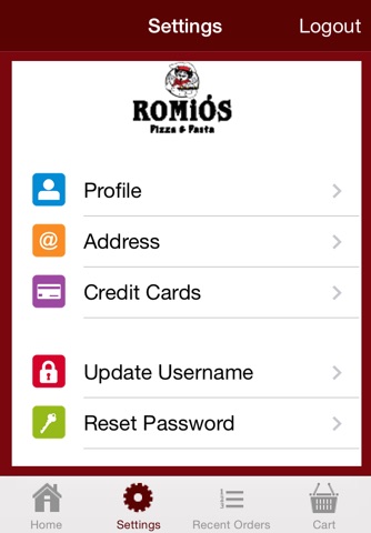 Romio's Pizza screenshot 2