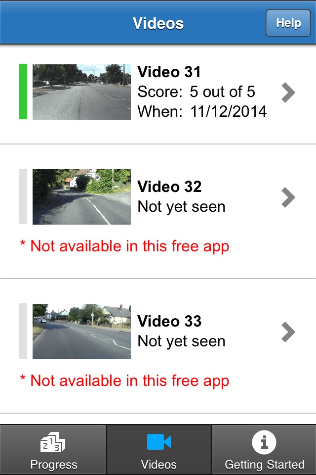 Driving Theory 4 All - Hazard Perception Videos Vol 5 for UK Driving Theory Test - Free screenshot 3