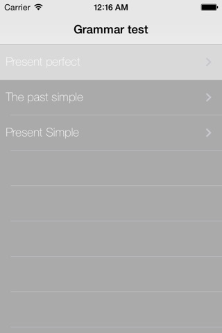 English grammar - tests grammar edition screenshot 2