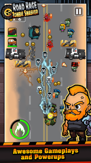 ‎Road Rage: Zombie Smasher Screenshot