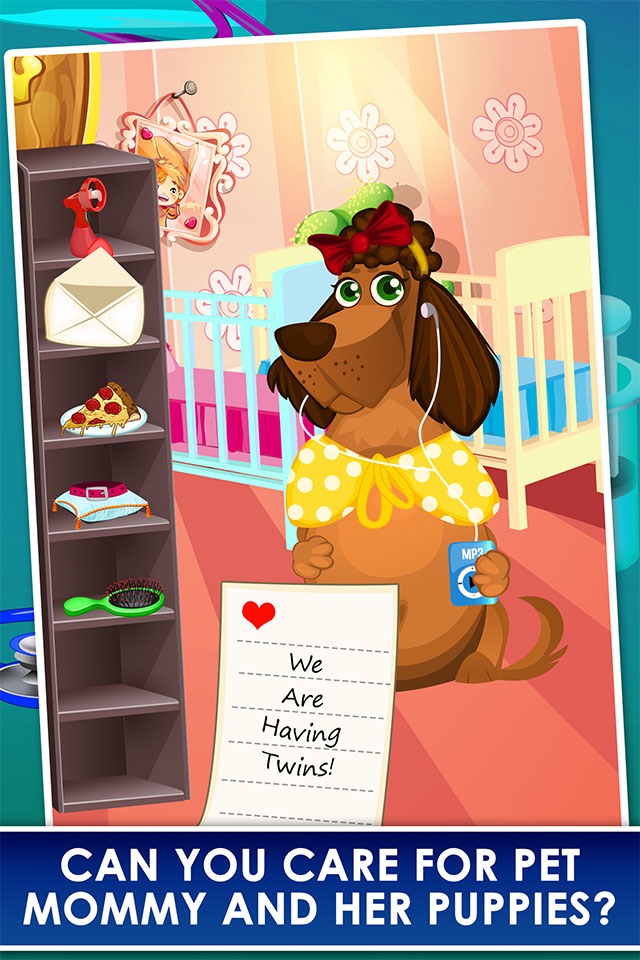 My Newborn Baby Puppy Pets - Pet Mommy's Pregnancy Doctor Game! screenshot 3