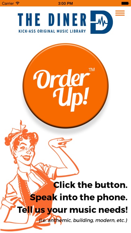 The Diner: OrderUp™ Music Search