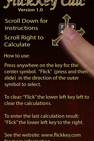 FlickKey Calc for Watch screenshot 3