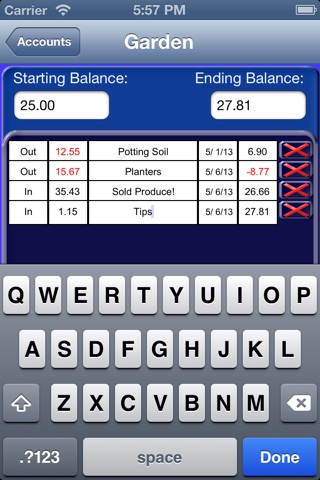 MoneyInOut screenshot 2