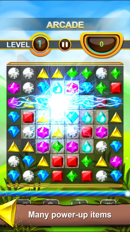 Jewels Quest - Classic Match-3 Puzzle Game