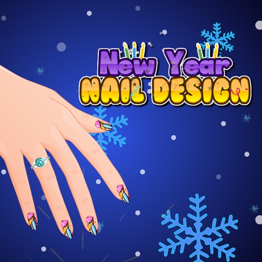 New Year Nail Design - Girls Games icon