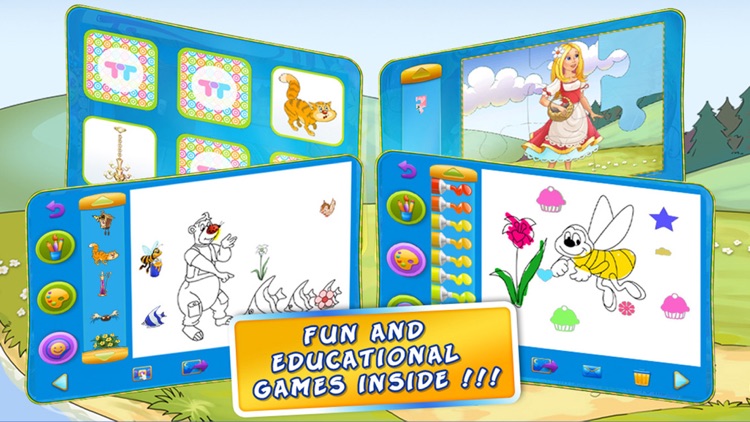 Goldilocks and the Three Bears - All In One Education Center & Interactive Storybook for Kids