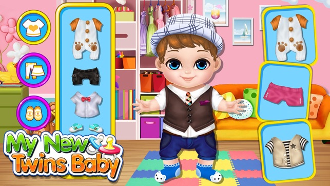 Baby Twins Play House  Free Kids Games!(圖2)-速報App