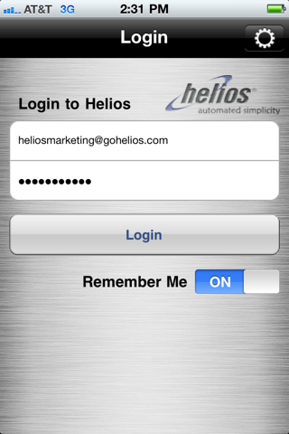 Helios Dashboard screenshot 2