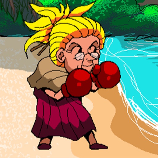 Granny Fighting By the Sea