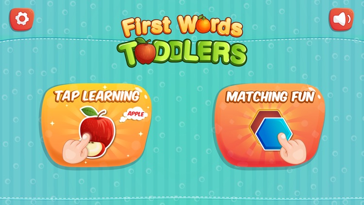 First Words Toddler Tap Learning : Learn & Match game for Kids