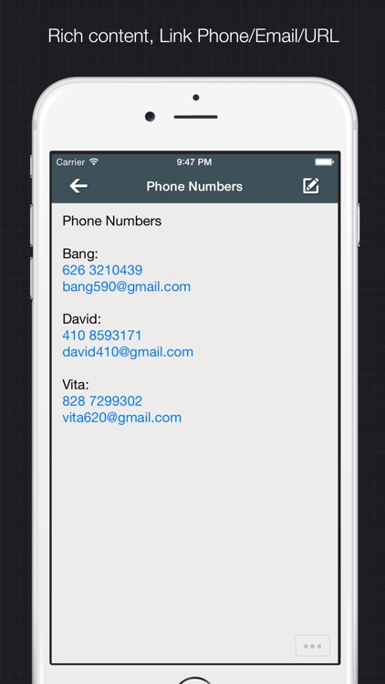 Private Note - hide your secret behind a fake text view