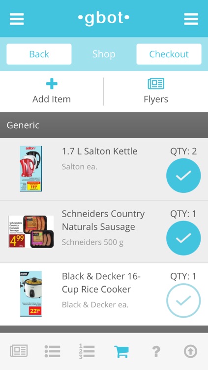 •gbot• The Shopping List that Saves You Money screenshot-3