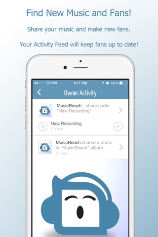 MusicReach - The Music Social Network screenshot 2