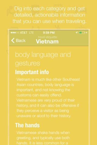 Travel Etiquette: Vietnam screenshot 3