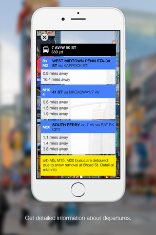 Departures NYC screenshot 3