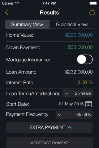 MERIX Mortgage Calculator screenshot 2