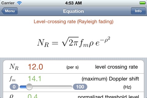 WCET Wireless Equations screenshot 4