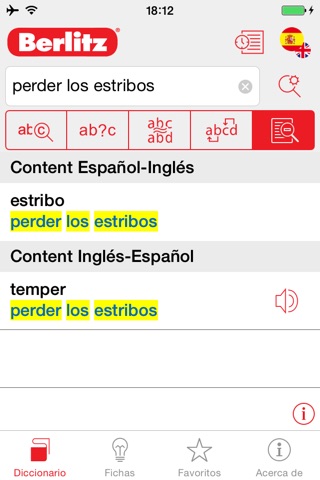English - Spanish Berlitz Basic Talking Dictionary screenshot 2