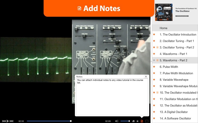 The Oscillator Course for Moog thumbnail 3