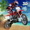 Crazy Motorcycle Beach Stunt Jumps 3D