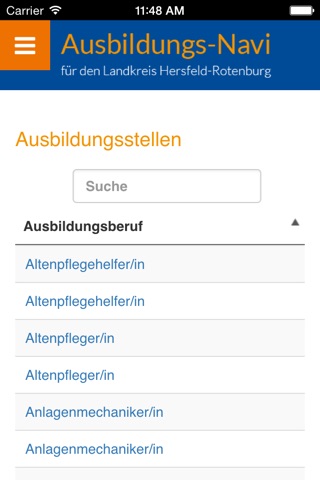 Ausbildungsnavi – Landkreis Hersfeld-Rotenburg screenshot 2