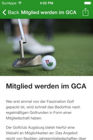Golfclub Augsburg screenshot 3