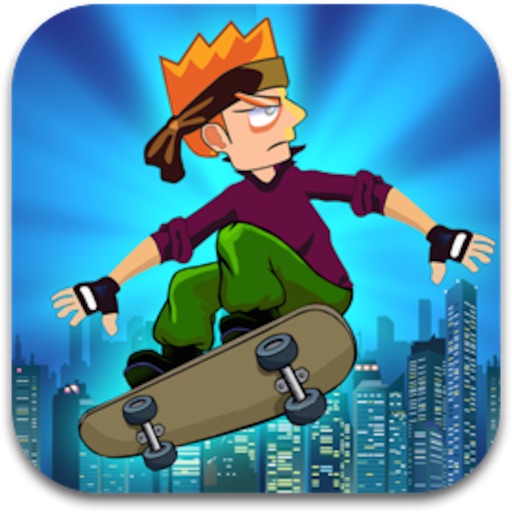 Awesome Roof-Top Skater-s: Best Teenage-r Mid-Air Skate-boarding Kids Game for Boys Free icon