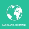 Saarland, Germany Offline Map : For Travel
