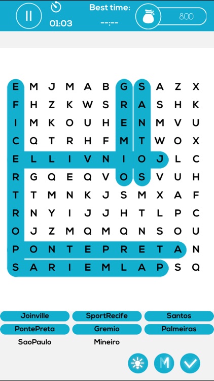 Soccer League Word Search