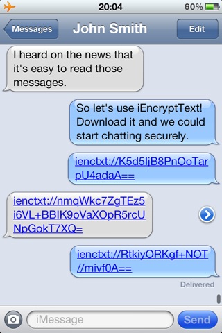 iEncryptText Pro - Protect your private messages (SMS/email etc.) screenshot 2