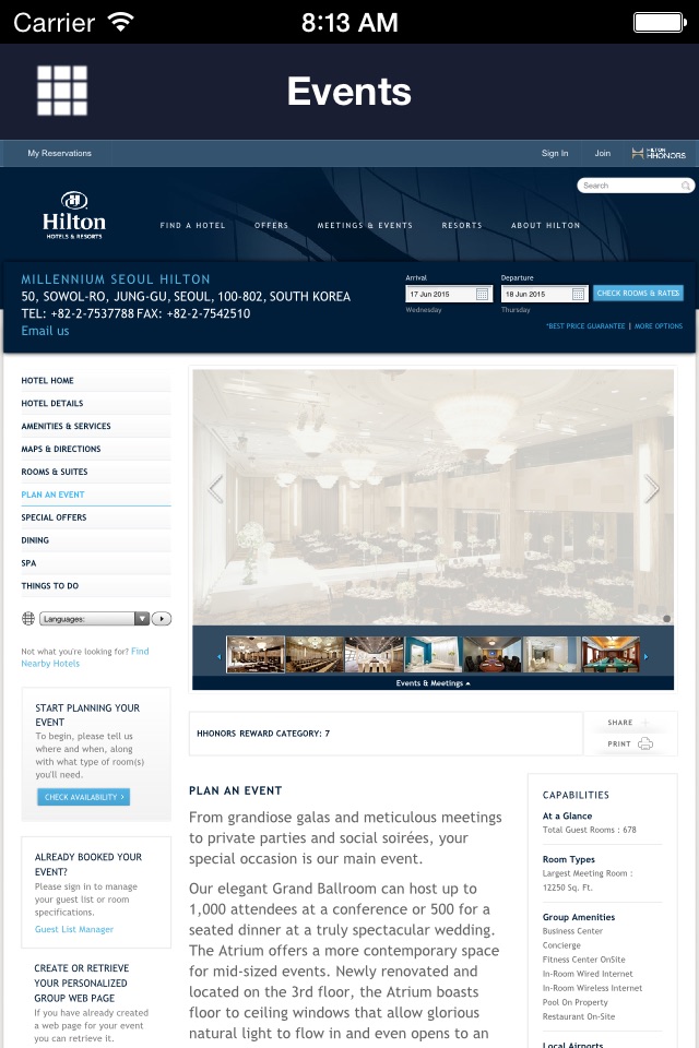 Millennium Seoul Hilton screenshot 4