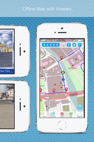 Berlin tour guide government district: gps triggert walking tour with video & audio guide offline map - HD screenshot 3