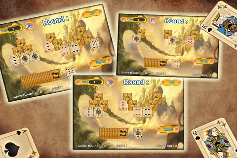 Golden Solitaire Cards Game screenshot 2