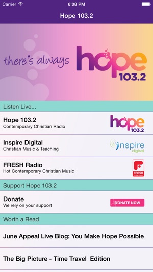 Hope 103.2  -  Christian Streaming Radio  -  Hope 103.2, Ins(圖2)-速報App