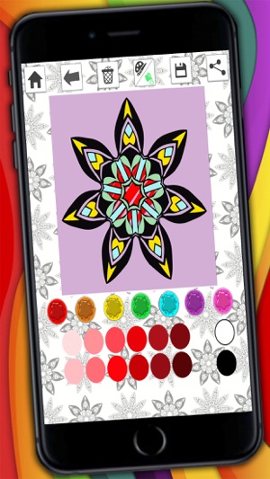 Mandalas coloring pages – Secret Garden colorfy game for adu(圖5)-速報App