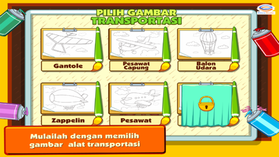 How to cancel & delete Marbel Mewarnai Transportasi from iphone & ipad 2