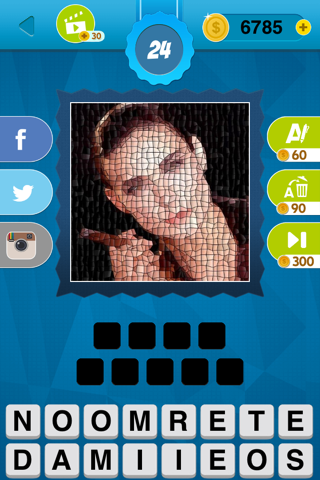 Guess the Celeb - Scrambled Celebrities Quiz screenshot 4