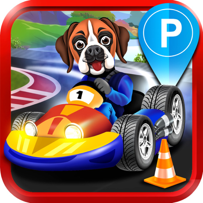 Dog Car Parking Simulator Game - 3D Real Truck Sim Driving Test Racing Fun!