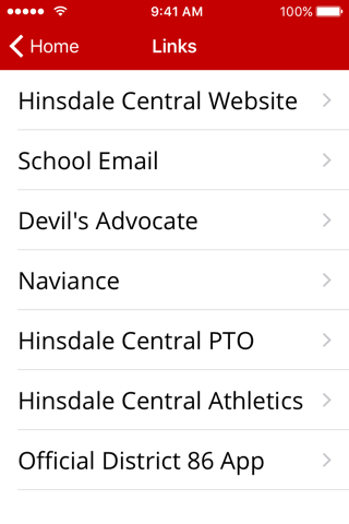 Hinsdale Central (Student App) screenshot 4