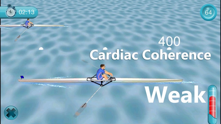 Cardiac Coherence : Rowing