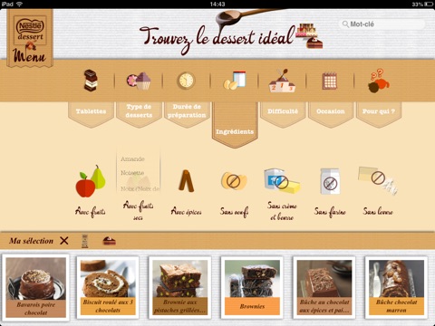 Nestlé Dessert for iPad screenshot 3