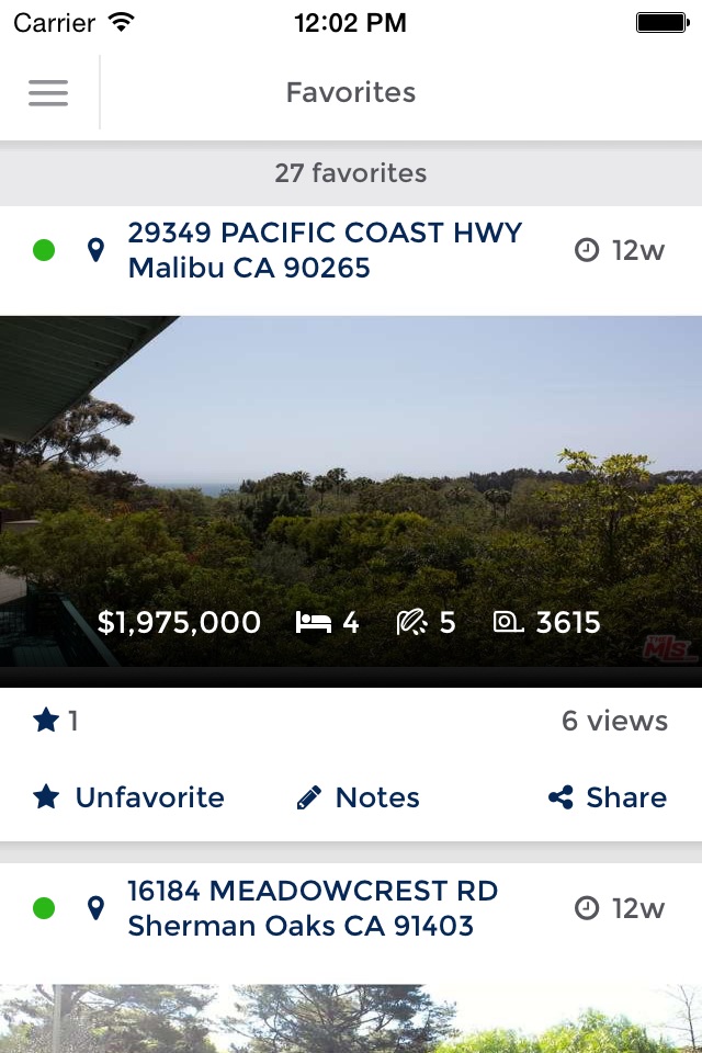 Los Angeles Real Estate App screenshot 2