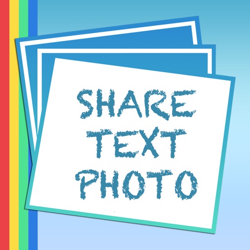 Share Text Photo Free Icon