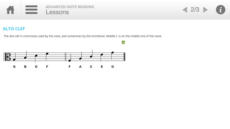 Musition Advanced Note Reading