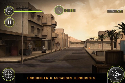 Modern City Sniper Mission 3D - Army Contract Killer Encounter & Assassin Terrorists screenshot 4