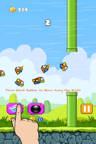 Flappy Smash 2 - Bird Defense screenshot 2